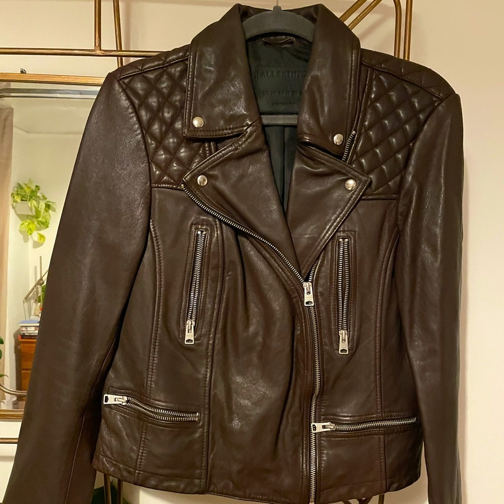 All Saints Leather Jacket